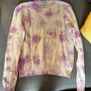 Fate purple tie dye sweater